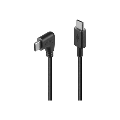 Product Καλώδιο USB Lindy USB 2.0 Type-C 90° angled 1m base image