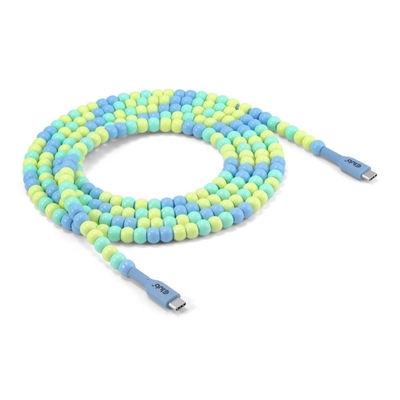 Product Καλώδιο USB Club 3D Lifestyle USB-C pearl PD60W,480Mbps 2m Blue retail base image