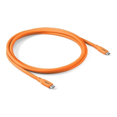 Product Καλώδιο USB Club 3D Lifestyle USB-C PD 240W,20Gbps 2m orangeM/M retail base image