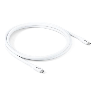 Product Καλώδιο USB Club 3D Lifestyle USB-C PD 240W,20Gbps 2m White M/M retail base image