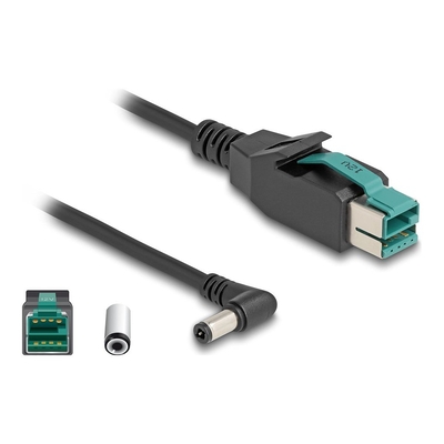 Product Καλώδιο USB Delock PoweredUSB M. 12V to DC 5,5 x 2,5mm M. gew.1m base image