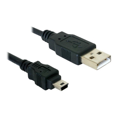 Product Καλώδιο USB Delock A -> Mini-B M/M 1.50m sw base image