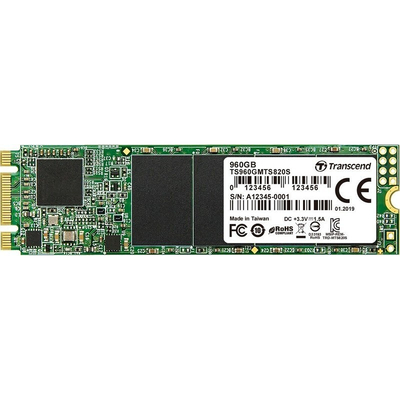 Product Σκληρός Δίσκος M.2 SSD 960GB Transcend MTS820S (M.2 2280) 3D NAND, SATA3 base image