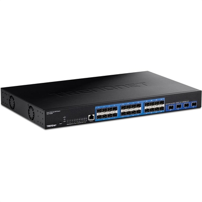 Product Network Switch Trendnet 28-Port Layer 2 Managed SFP with 10G SFP+ base image