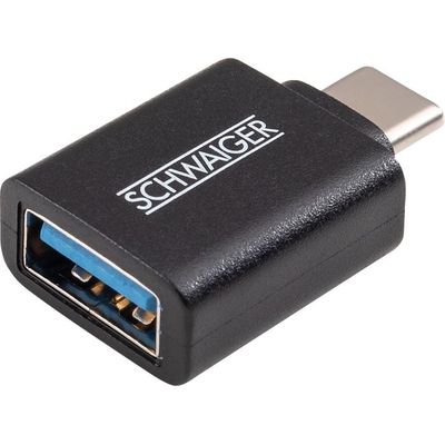 Product Αντάπτορας USB Schwaiger USB USB3.1C->USB3.0A Black base image