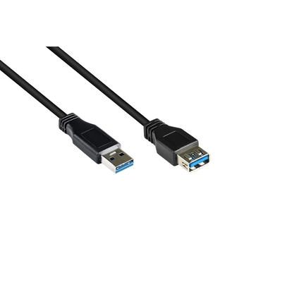 Product Καλώδιο USB Goodconnections USB3.0 A-M.-A-F. Black 5m base image
