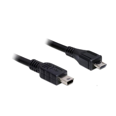 Product Καλώδιο USB Delock Micro-B -> Mini-B M/M 1.00m sw base image