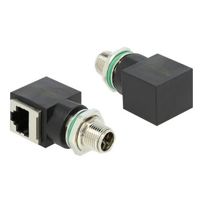 Product Αντάπτορας Delock M12 8Pin X-kodiert St > RJ45 Bu base image