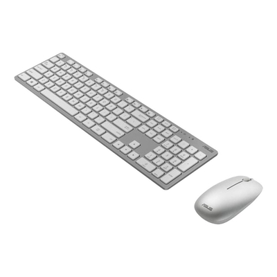 Product Σετ Πληκτρολόγιο & Ποντίκι Ασύρματο Asus W5000 dt. COPILOT Layout White base image