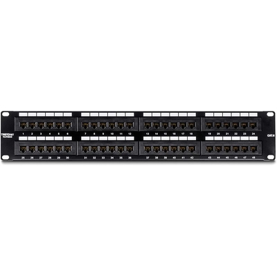 Product Patchpanel Trendnet 48-port Cat6 unshielded 19" base image