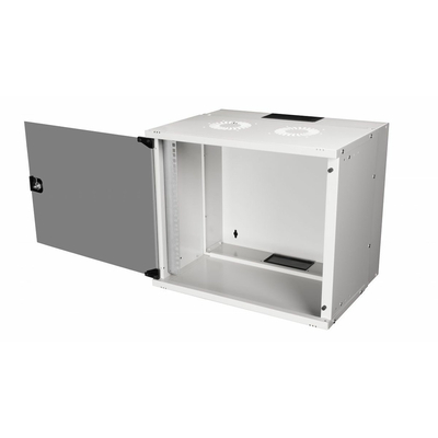 Product Καμπίνα Δικτύου Equip Wall housing 19" 09U 540x400mm glass door Gray base image