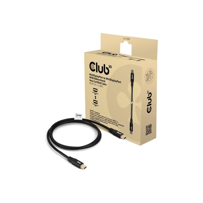 Product Καλώδιο MiniDisplayport Club 3D MiniDP 2.1 <-> MiniDP 2.1 1m 10K60Hz M/M retail base image