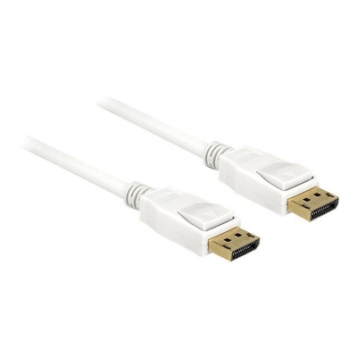 Product Καλώδιο Displayport Delock DP -> DP M/M 1.00m White 4K base image