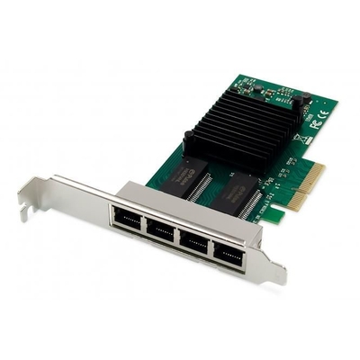 Product Κάρτα Δικτύου Digitus 4Port RJ45 I350 4xRJ454 ports base image