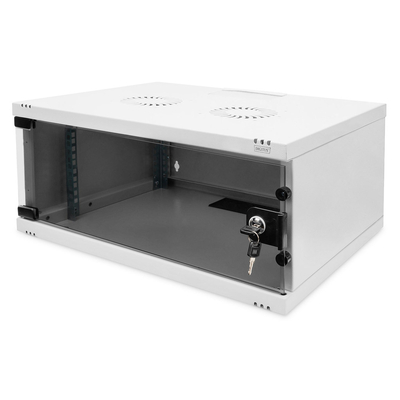 Product Καμπίνα Δικτύου Digitus Wall housing SOHO 4HE 241x540x400mm Gray unm. base image