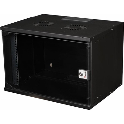 Product Καμπίνα Δικτύου Equip Wall housing 19" 07U 540x400mm glass door Black base image