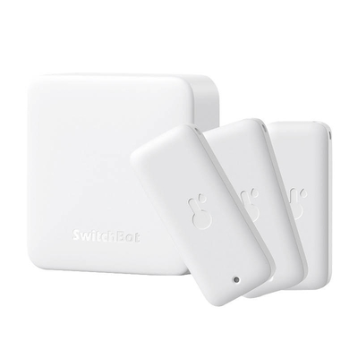 Product Smart Hub SwitchBot Bundle 3-Pack Thermo-Hygrometer & Hub Mini base image