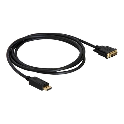 Product Καλώδιο Displayport Delock DP -> DVI(24+1) M/M 5.00m Black base image