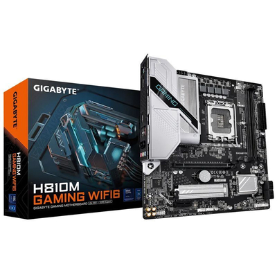 Product Motherboard Gigabyte H810M Gaming WIFI6 (H810,S1851,mATX,DDR5) base image