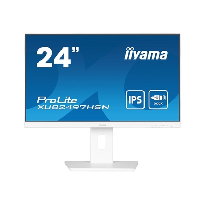 Product Monitor 23,8" Iiyama 60,5cm XUB2497HSN-W2 16:9 HDMI+DP+USB-C Lift base image