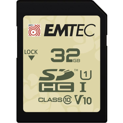 Product Κάρτα Μνήμης SD 32GB Emtec UHS-I U1 V10 Outdoor base image