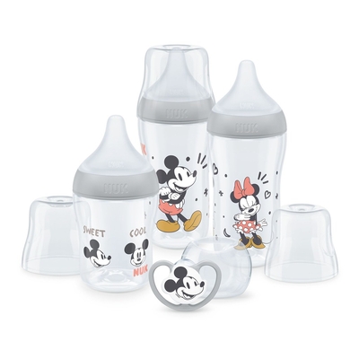 Product Εκπαιδευτικό Μπιμπερό NUK Perfect Match Disney Mickey Mouse Set, Gray base image