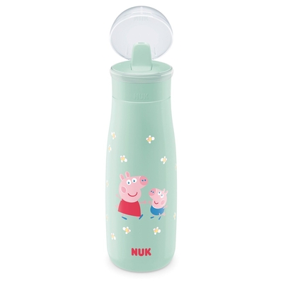 Product Εκπαιδευτικό Μπιμπερό NUK Mini-Me Peppa Pig 450ml, Green base image