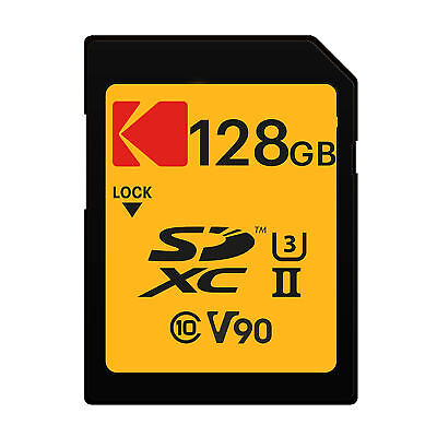 Product Κάρτα Μνήμης SD 128GB Kodak UHS-II U3 V90 Ultra Pro base image