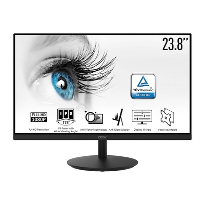 Product Monitor 24" MSI PRO MP242ADE 60cm IPS FHD HDMI/DP 4ms 100Hz base image