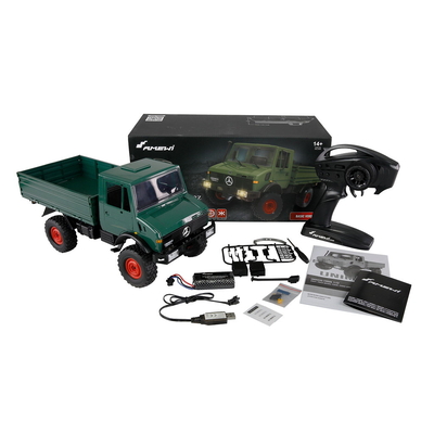 Product Tηλεκατευθυνόμενο Amewi Mercedes-Benz Unimog Basic 4WD 1:12 RTR Green base image