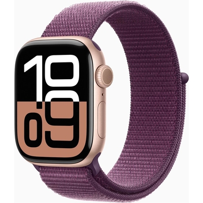 Product Smartwatch Apple Watch 10 Cell. 42mm Rose Gold Alu (Plum Sport Loop) base image