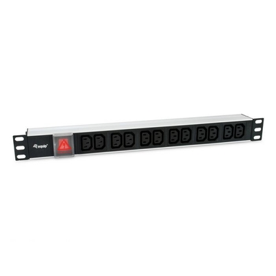 Product Πολύπριζο Equip 19"(1HE)12fach with Schuko + Schalt A base image