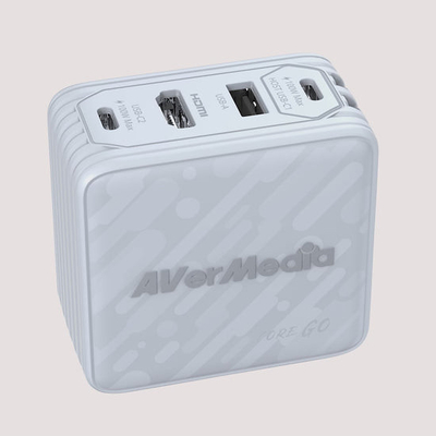 Product Φορτιστής Πρίζας Avermedia EliteGO (GC313Pro) White, 100W GaN, HD base image