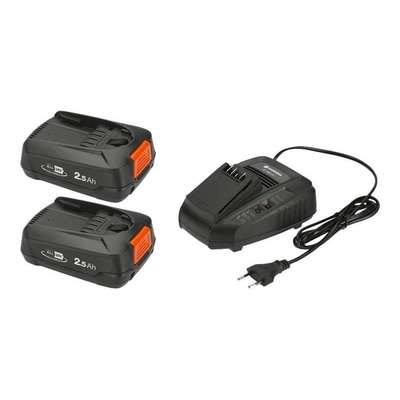 Product Φορτιστής Μπαταριών Εργαλείου Gardena Starter-Kit P4A 2 x PBA 18V/45 2,5 Ah + AL 1830 CV base image