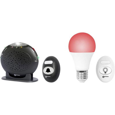 Product Αξεσουάρ Συναγερμών Geemarc AmpliCALL 20+6 wireless doorbell amplifier + warning signal base image