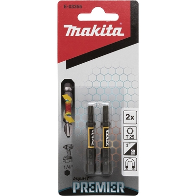Product Μύτες Κατσαβιδιού Makita Torsion Bit T25-50 2pcs. base image