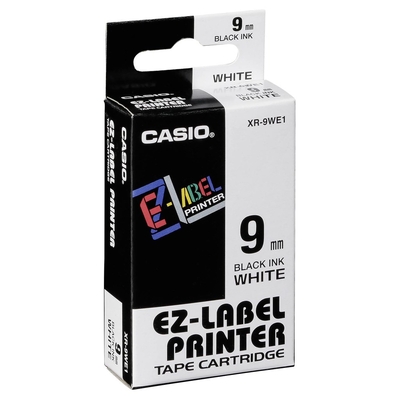 Product Μελανοταινία Casio XR-9 WE 9 mm Black on White base image