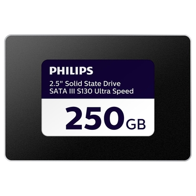 Product Σκληρός Δίσκος SSD 250GB Philips Internal 2.5 SATA III S130 Ultra Speed base image