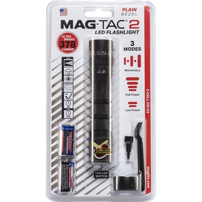 Product Φακός Maglite Mag-Tac 2 no crown Black base image