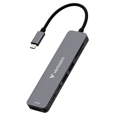 Product Docking Station Verbatim Type-C Essentials Multi 7 Port 32158 base image