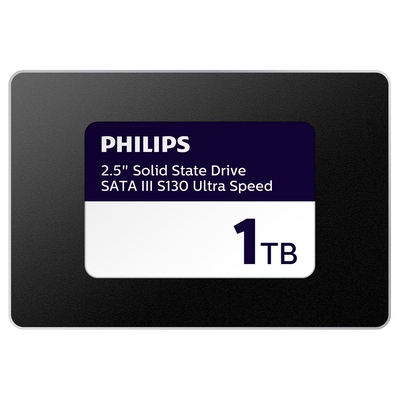 Product Σκληρός Δίσκος SSD 1TB Philips Internal 2.5 SATA III S130 Ultra Speed base image