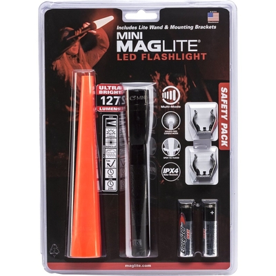 Product Φακός Maglite Mini-LED 2AA Safety lamp Black base image