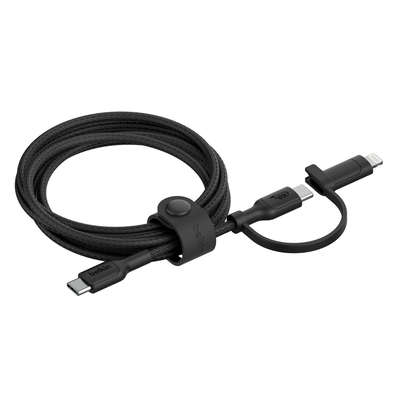 Product Καλώδιο USB Belkin Boost CHARGE 2-in-1 USB-C/Lig.1,5m sw.CAC003hq1.5MBK base image