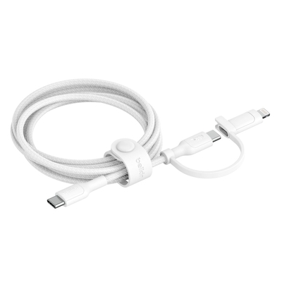 Product Καλώδιο USB Belkin Boost CHARGE 2-in-1 USB-C/Lig.1,5m ws.CAC003hq1.5MWH base image