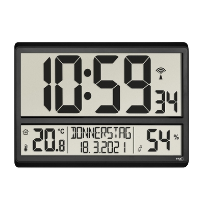 Product Ρολόι Τοίχου TFA 60.4520.01 Radio clock with room climate base image
