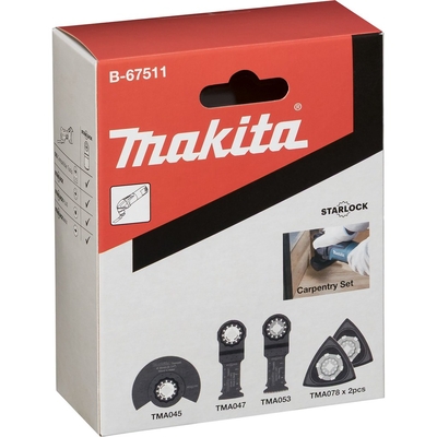 Product Εξαρτήματα Πολυεργαλείου Makita Carpenter's set 5 pieces base image