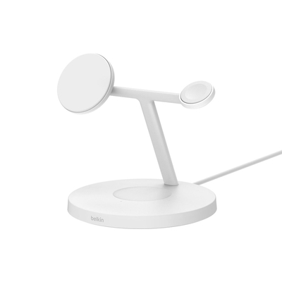 Product Ασύρματος Φορτιστής Belkin Boost PRO Qi2 3in1 St.15W wh. WIZ032kqWH base image