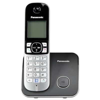 Product Ασύρματο Τηλέφωνο Panasonic KX-TG6811GB Black base image