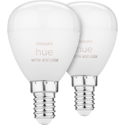 Product Smart Λάμπες LED Philips Hue Luster E14 2pack 5,1W 470lm White Amb. BT base image