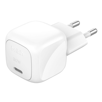 Product Φορτιστής Πρίζας Belkin Mains Type-C 30W PD & PPS White WCA008kqWH base image